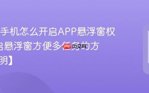OPPO手机怎么开启APP悬浮窗权限?开启悬浮窗方便多任务的方法【说明】