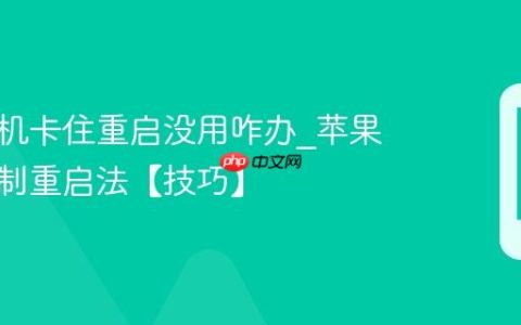 苹果手机卡住重启没用咋办?苹果手机强制重启法【技巧】