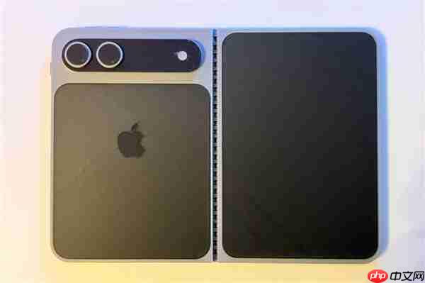 首款真全面屏iPhone！苹果折叠屏iPhone Fold渲染图出炉