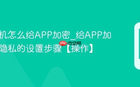 vivo手机怎么给APP加密?给APP加密保护隐私的设置步骤【操作】