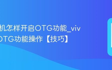vivo手机怎样开启OTG功能?vivo开启OTG功能操作【技巧】
