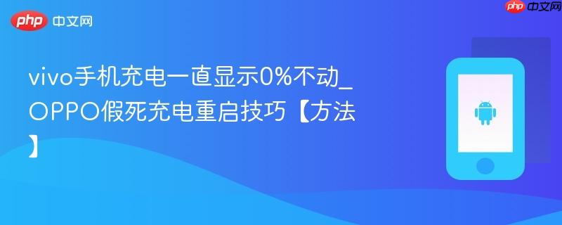 vivo手机充电一直显示0%不动_oppo假死充电重启技巧【方法】