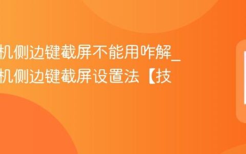 vivo手机侧边键截屏不能用咋解?vivo手机侧边键截屏设置法【技巧】