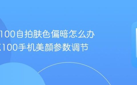vivo X100自拍肤色偏暗怎么办 vivo X100手机美颜参数调节
