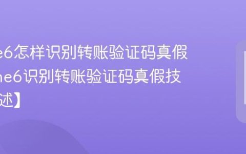 iPhone6怎样识别转账验证码真假?iphone6识别转账验证码真假技巧【备述】