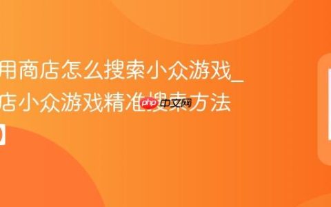 中兴应用商店怎么搜索小众游戏?应用商店小众游戏精准搜索方法【攻略】
