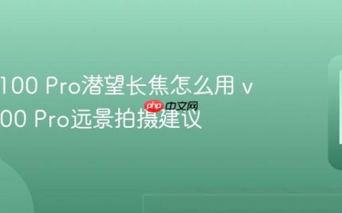 vivo X100 Pro潜望长焦怎么用 vivo X100 Pro远景拍摄建议