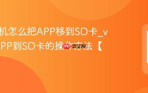 vivo手机怎么把APP移到SD卡?vivo移APP到SD卡的操作方法【教程】