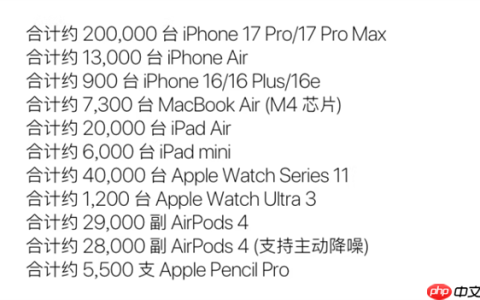 上市3个月后价格大跳水！iPhone Air暴跌2000元：5499元今晚开抢 限量1.3万台