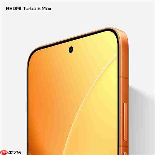 首款天玑9500s旗舰！REDMI Turbo 5 Max阳光橙外观图公布