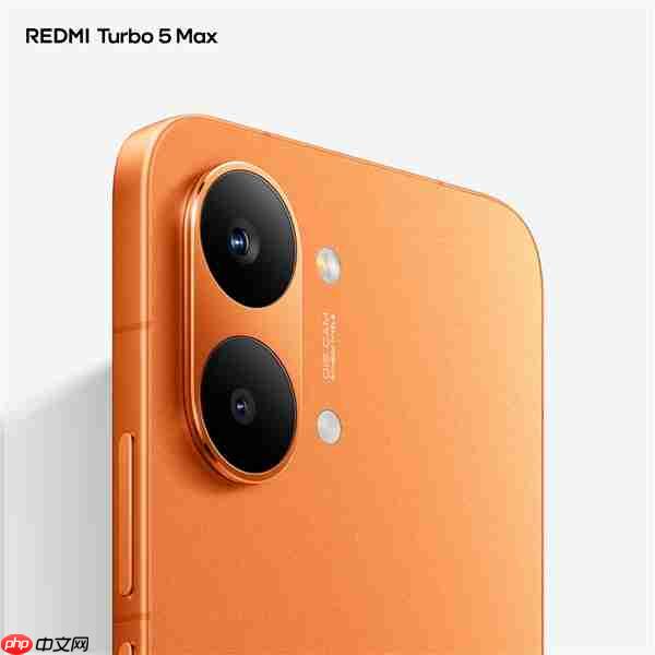 首款天玑9500s旗舰！redmi turbo 5 max阳光橙外观图公布