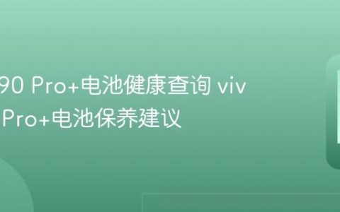 vivo X90 Pro+电池健康查询 vivo X90 Pro+电池保养建议