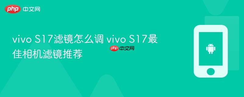 vivo s17滤镜怎么调 vivo s17最佳相机滤镜推荐