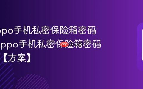 忘记oppo手机私密保险箱密码咋整?oppo手机私密保险箱密码恢复法【方案】