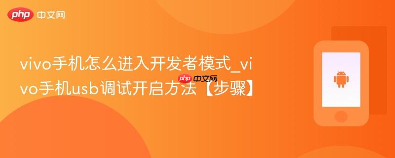 vivo手机怎么进入开发者模式_vivo手机usb调试开启方法【步骤】