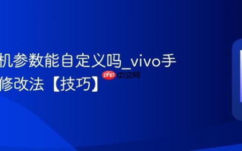 vivo手机参数能自定义吗?vivo手机参数修改法【技巧】