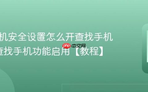 vivo手机安全设置怎么开查找手机?vivo查找手机功能启用【教程】