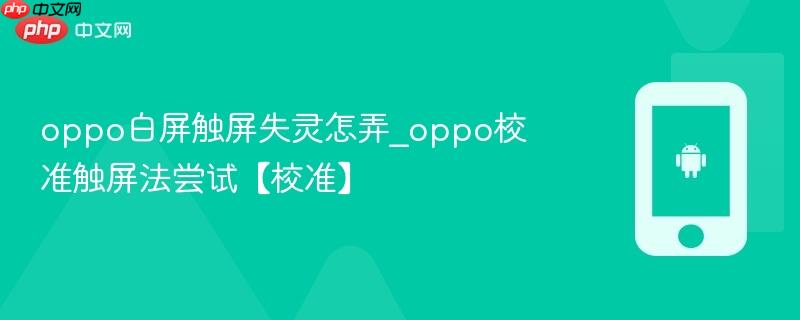 oppo白屏触屏失灵怎弄_oppo校准触屏法尝试【校准】