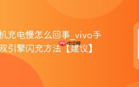 vivo手机充电慢怎么回事?vivo手机开启双引擎闪充方法【建议】