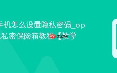 oppo手机怎么设置隐私密码?oppo手机私密保险箱教程【教学】