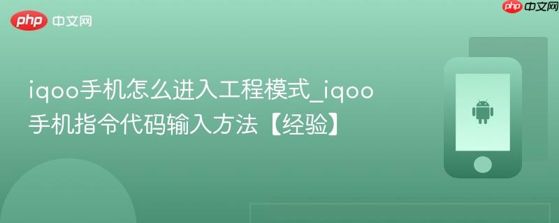 iqoo手机怎么进入工程模式_iqoo手机指令代码输入方法【经验】