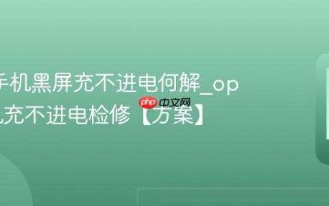 oppo手机黑屏充不进电何解?oppo手机充不进电检修【方案】