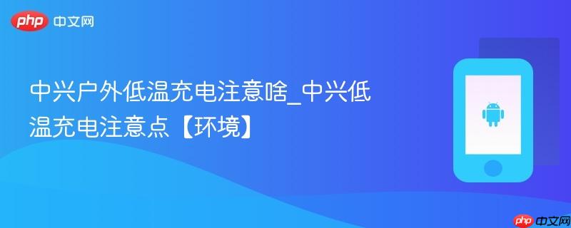 中兴户外低温充电注意啥_中兴低温充电注意点【环境】