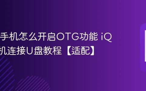 iQOO手机怎么开启OTG功能 iQOO手机连接U盘教程【适配】