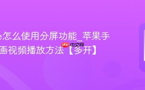 iphone怎么使用分屏功能?苹果手机画中画视频播放方法【多开】