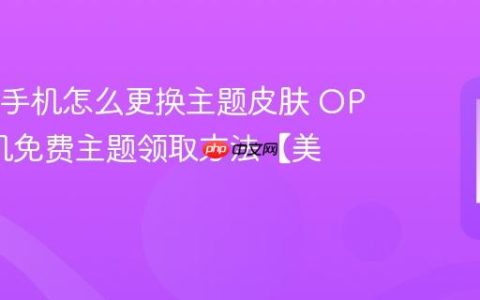 OPPO手机怎么更换主题皮肤 OPPO手机免费主题领取方法【美化】