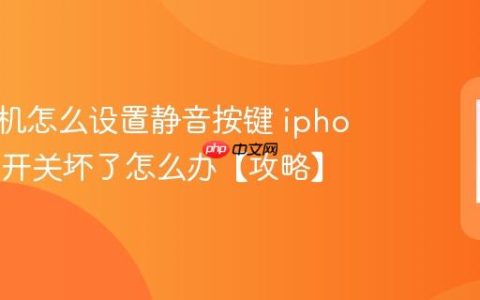 苹果手机怎么设置静音按键 iphone侧边开关坏了怎么办【攻略】