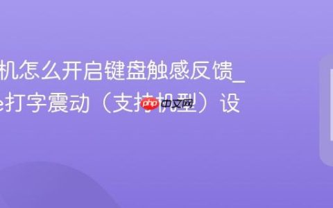 苹果手机怎么开启键盘触感反馈?iPhone打字震动（支持机型）设置