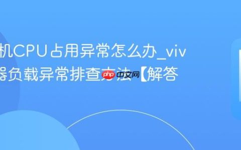 vivo手机CPU占用异常怎么办?vivo处理器负载异常排查方法【解答】