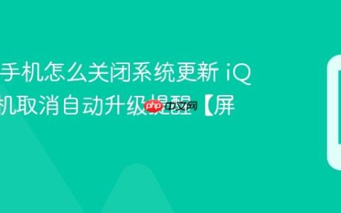 iQOO手机怎么关闭系统更新 iQOO手机取消自动升级提醒【屏蔽】