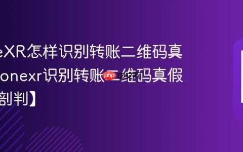iPhoneXR怎样识别转账二维码真假?iphonexr识别转账二维码真假技巧【剖判】