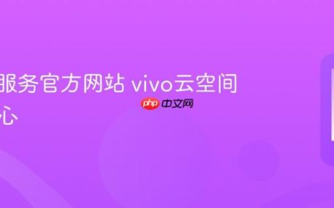 vivo云服务官方网站 vivo云空间登录中心