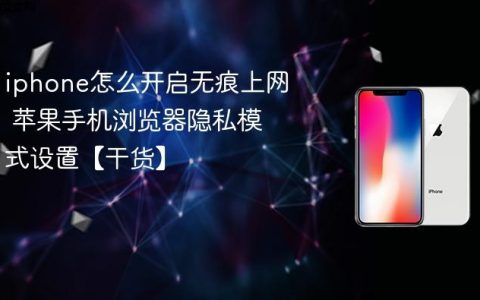 iphone怎么开启无痕上网 苹果手机浏览器隐私模式设置【干货】