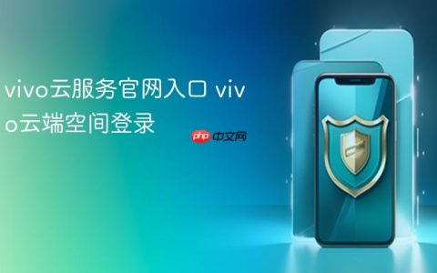 vivo云服务官网入口 vivo云端空间登录