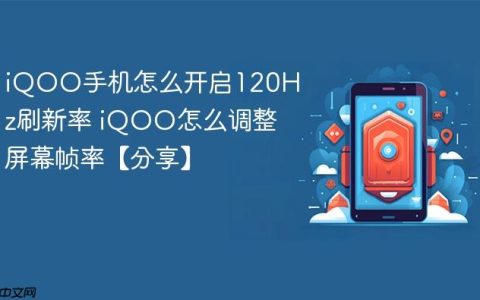 iQOO手机怎么开启120Hz刷新率 iQOO怎么调整屏幕帧率【分享】