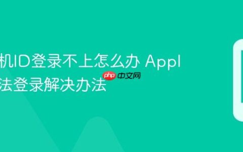 苹果手机ID登录不上怎么办 Apple ID无法登录解决办法