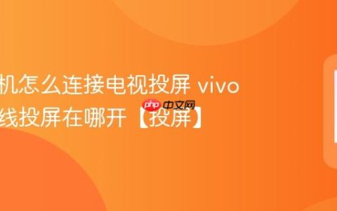 vivo手机怎么连接电视投屏 vivo手机无线投屏在哪开【投屏】