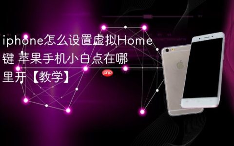 iphone怎么设置虚拟Home键 苹果手机小白点在哪里开【教学】