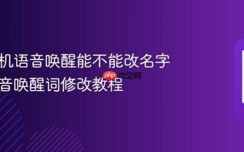 荣耀手机语音唤醒能不能改名字 荣耀语音唤醒词修改教程