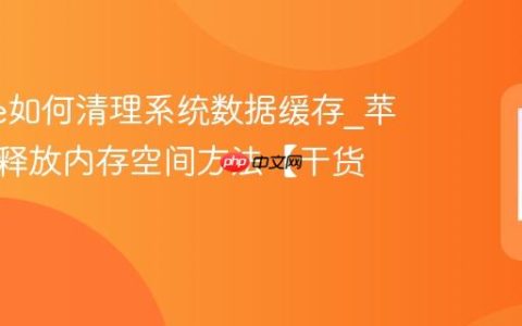 iphone如何清理系统数据缓存?苹果手机释放内存空间方法【干货】