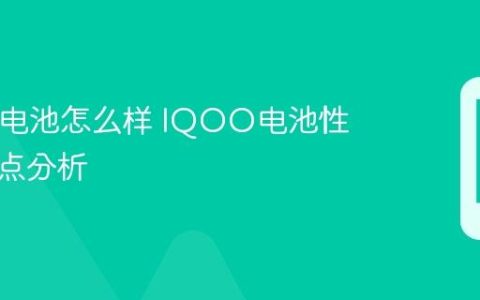 IQOO电池怎么样 IQOO电池性能优缺点分析