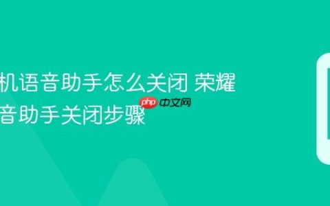 荣耀手机语音助手怎么关闭 荣耀手机语音助手关闭步骤