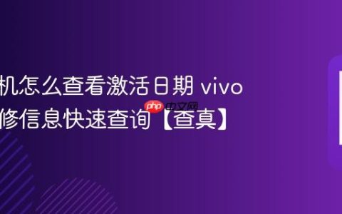vivo手机怎么查看激活日期 vivo手机保修信息快速查询【查真】