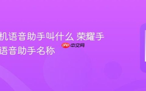 荣耀手机语音助手叫什么 荣耀手机智能语音助手名称