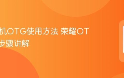 荣耀手机OTG使用方法 荣耀OTG操作步骤讲解
