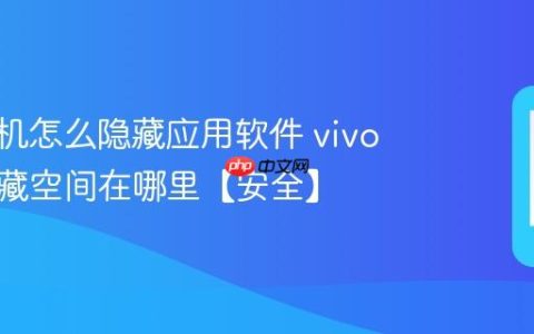 vivo手机怎么隐藏应用软件 vivo手机隐藏空间在哪里【安全】